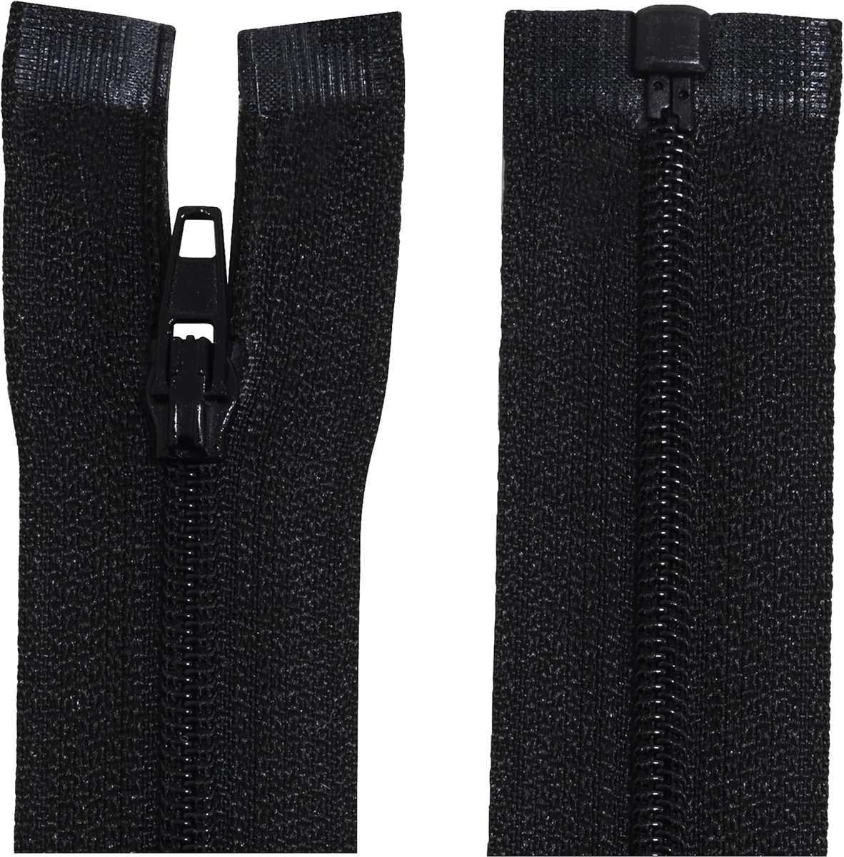 Nylon Ritsen - Spiraal Ritsen - Kleding Naaien - Zelfbeveiligend - 35 cm - Zwart