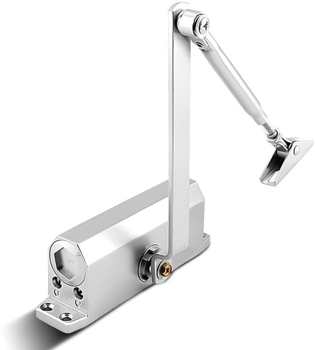 Byshayne- Deurdranger Robuust - Verstelbare Deursluiter - Hydraulische Deurdranger - Geschikt voor 35-60 kg - Massief Aluminium - Duurzaam en Hittebestendig