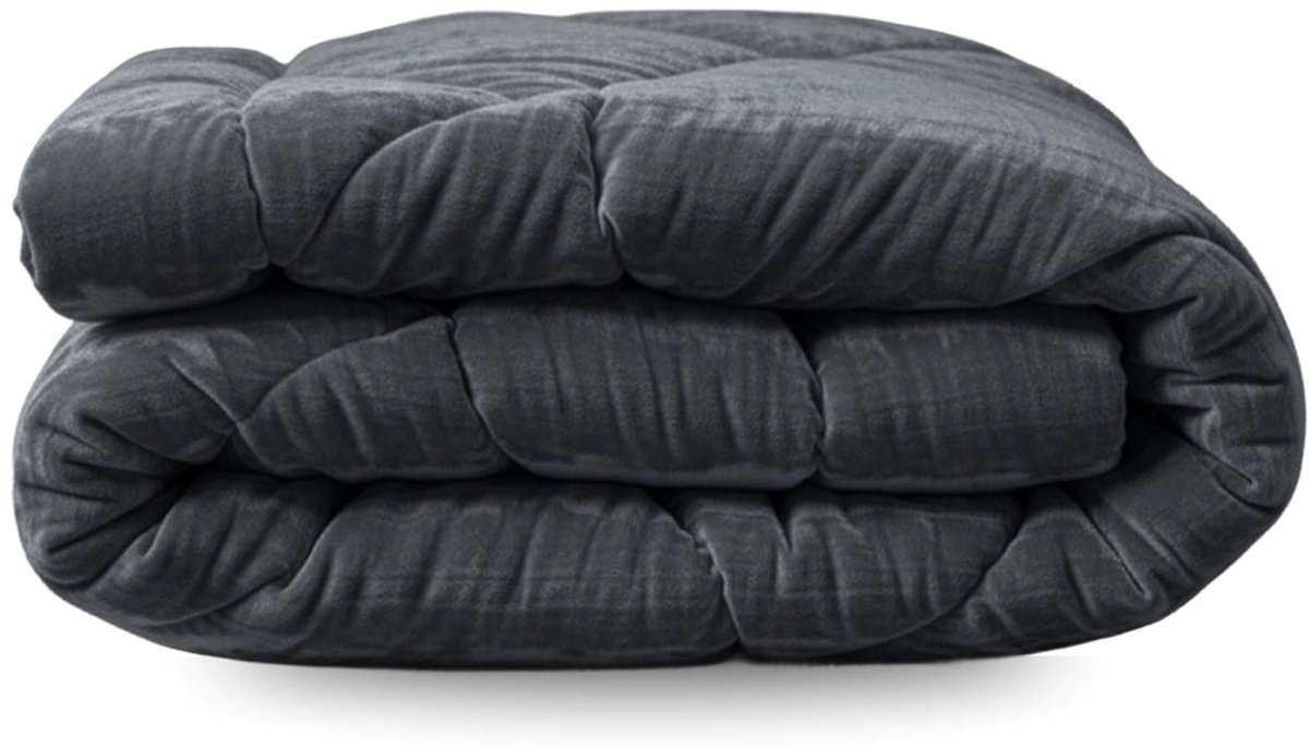 Zelesta Flanel Velvetbed Chique - Anthracite 160x220cm