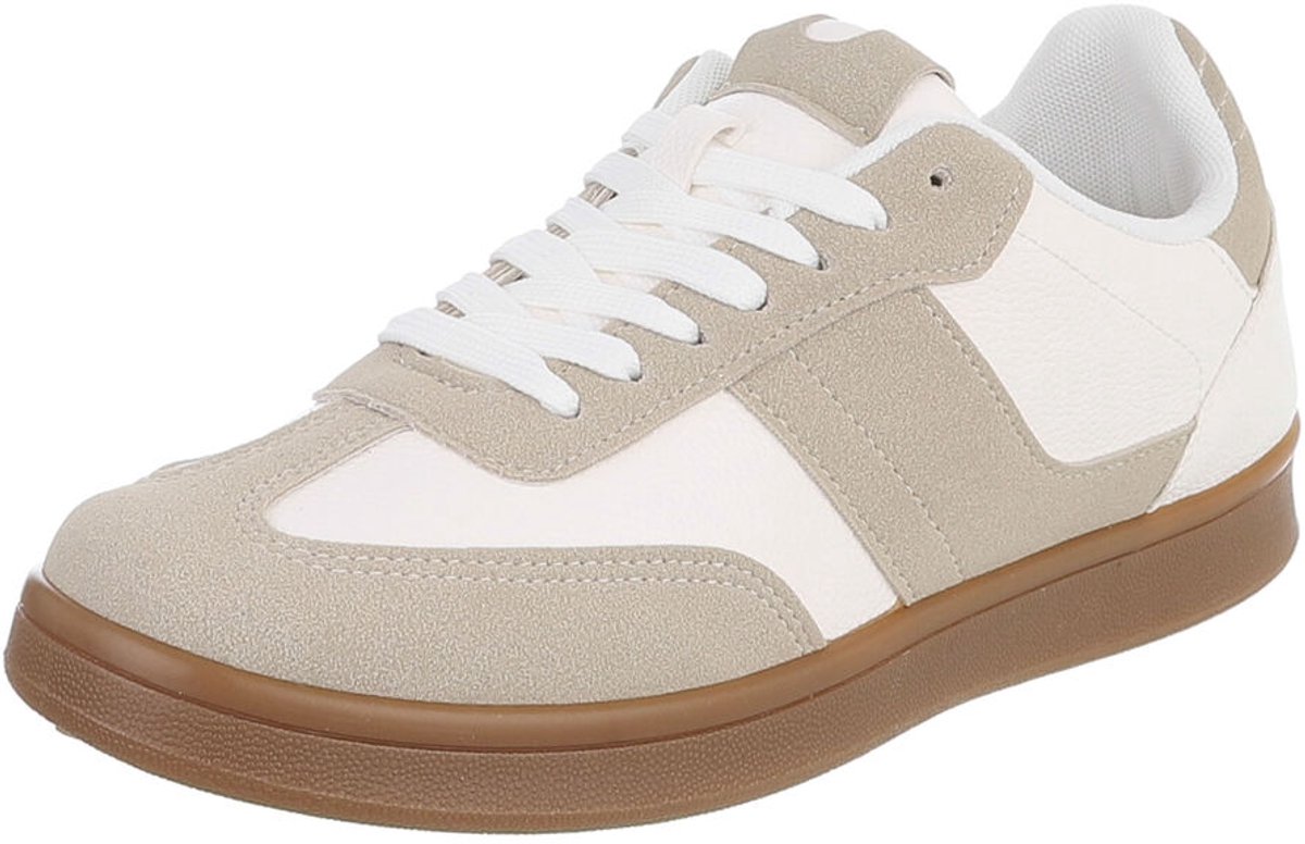 Sneaker - Vetersluiting en lage zool - Unisex Mt:42