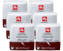 illy - Iperespresso - koffiecapsules - Arabica Selection - Guatemala - 6 x 18 capsules
