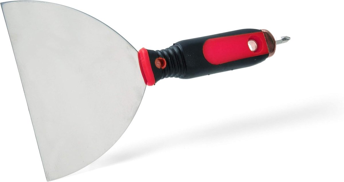 SnelShoppen - Professionele RVS Spatula - 2K Handle - KAI BIT - Voor Schilderwerk en Reparaties - Ideaal voor Grout en Lijm - Duurzaam en Ergonomisch