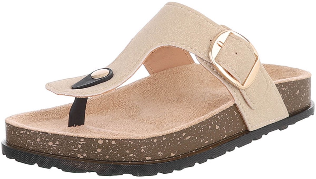 Slipper - Verstelbare gesp - Dames Mt:36