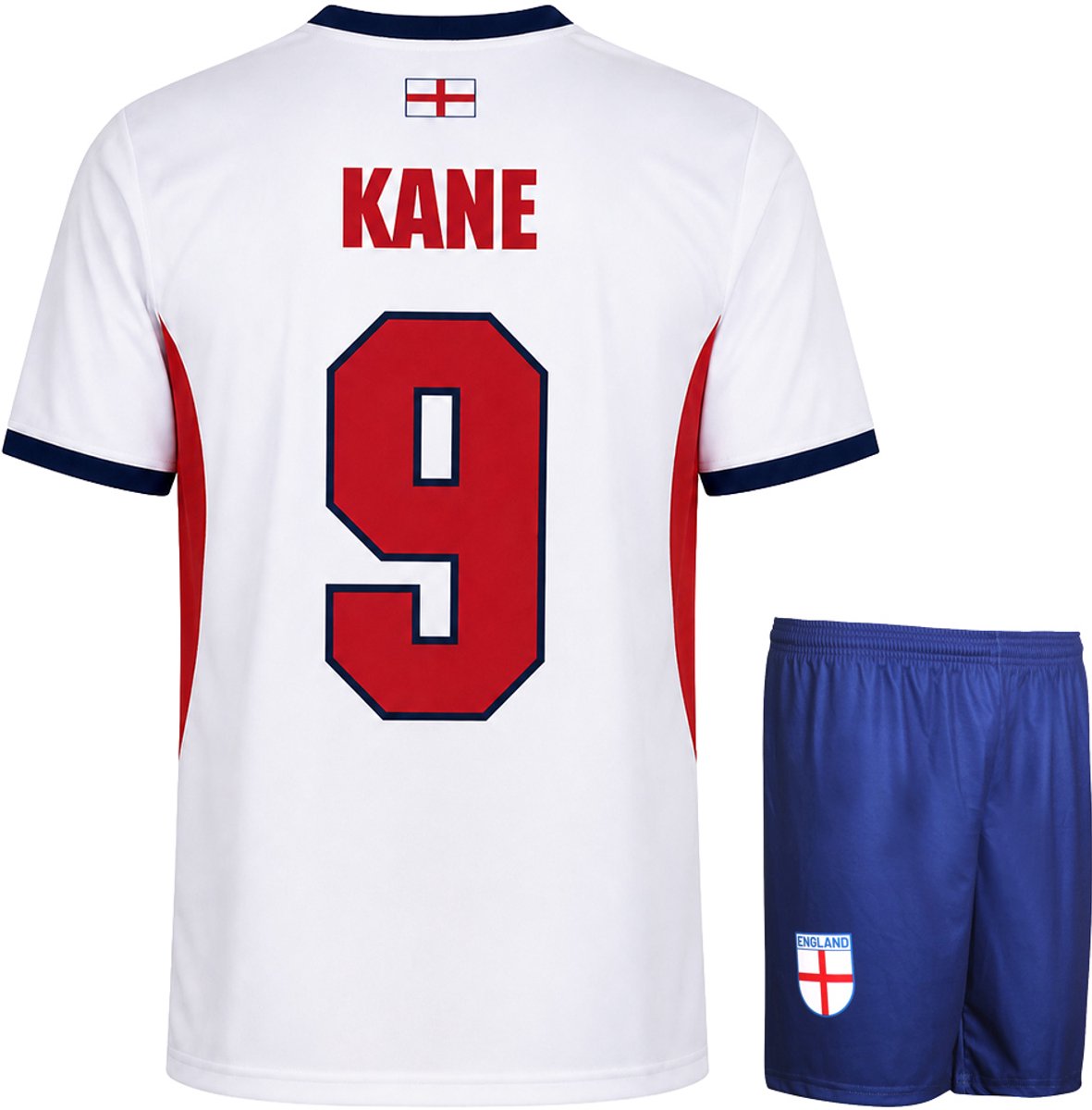 Engeland Voetbaltenue Kane Thuis - Voetbal Tenue Kinderen - Shirt en Broekje - Jongens en Meisjes - Volwassenen - Heren en Dames - Maat 128