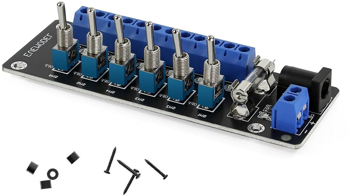 Miniatuur Toggle Switch 3-24V - DC-schakelaar voor Schakelpanelen, Stroomverdeling en Controle