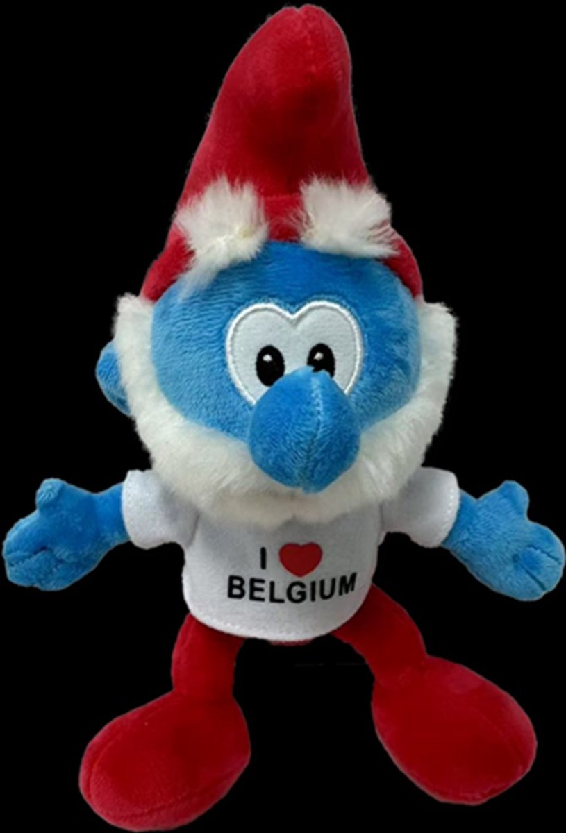Grote Smurf - I love Belgium - 20cm