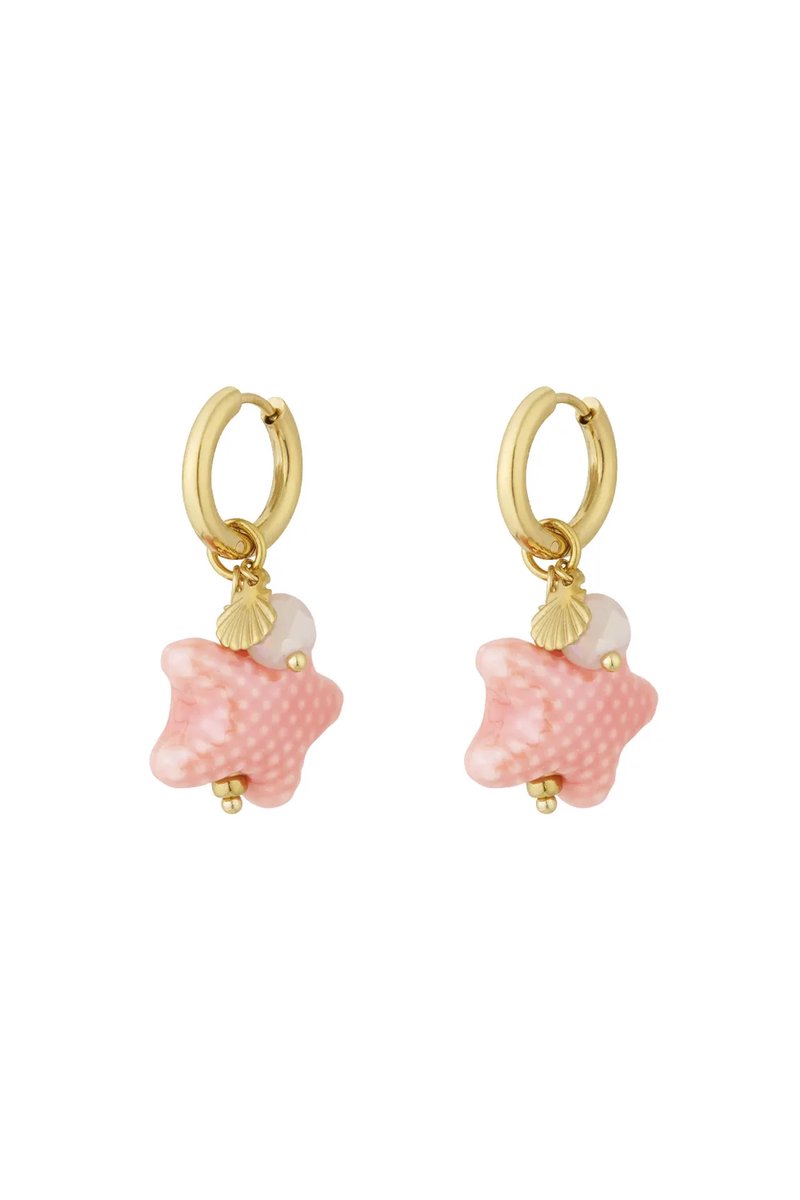Starry Oorbellen Roze