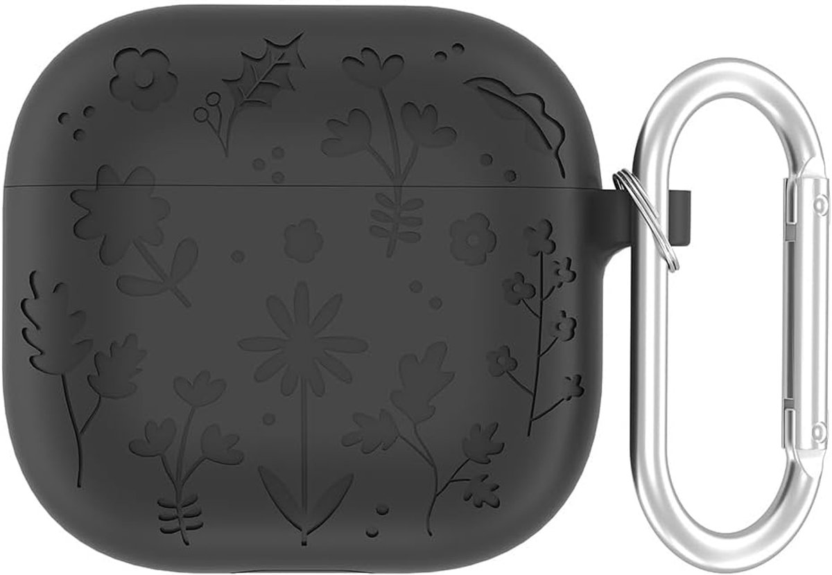 SnelShoppen - Case voor AirPods Pro 3 - Ultra-dunne Zachte Silicone Shockproof Bescherming - Zwart - 100% Stofdicht en Vingerafdrukvrij