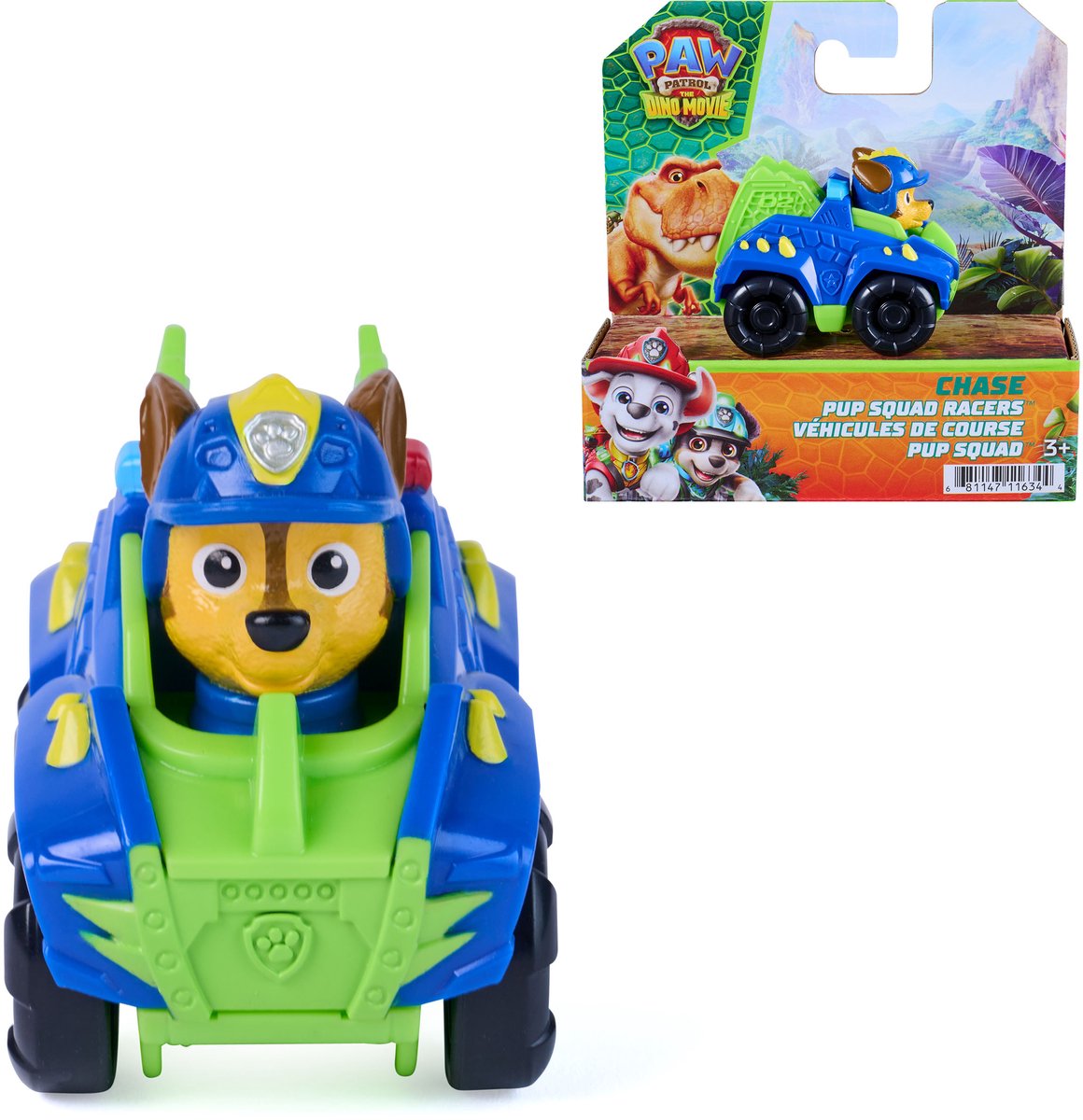 PAW Patrol Dino Movie - Pup Squad Racer Speelgoedauto