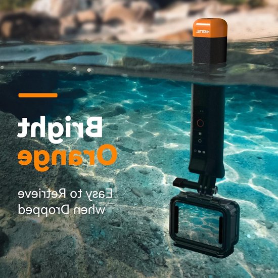 Drijvende Selfie Stick met Handgreep en Waterdichte Bluetooth Afstandsbediening voor Actiecamera's zoals GoPro Hero 13, 12, 11, 10, 9 en 8 — afbeelding 5
