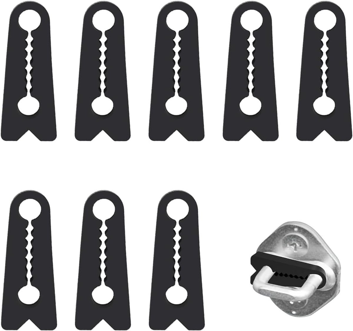 SnelShoppen - Pack van 8 Auto Deur Dempers Silicone Geluidsabsorberende Bescherming voor Deurslot, Temperatuurbestendig en Perfecte Pasvorm voor Sedan