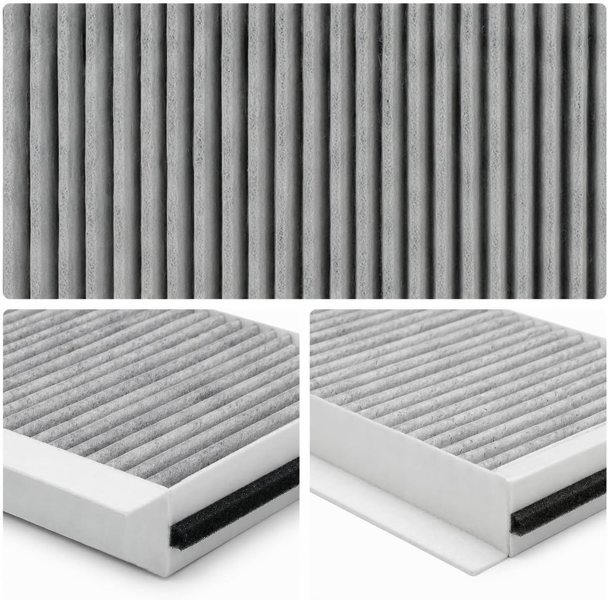 3L -Set van 2 Interieurfilters met Actieve Koolstoffilter voor BMW 5 Serie E60/E61 520-550 & 6 Serie E63/E64 630-650 – Vervangt OEM 64316935823