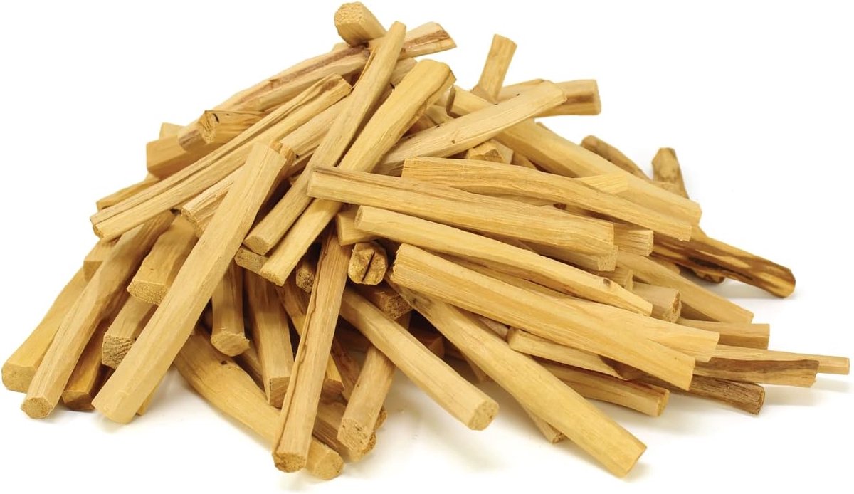 SnelShoppen - Palo Santo Hout Incense Sticks 10cm - 100% Natuurlijk - Handgemaakte Geurstokjes voor Yoga, Meditatie en Spirituele Ceremonies - Bursera