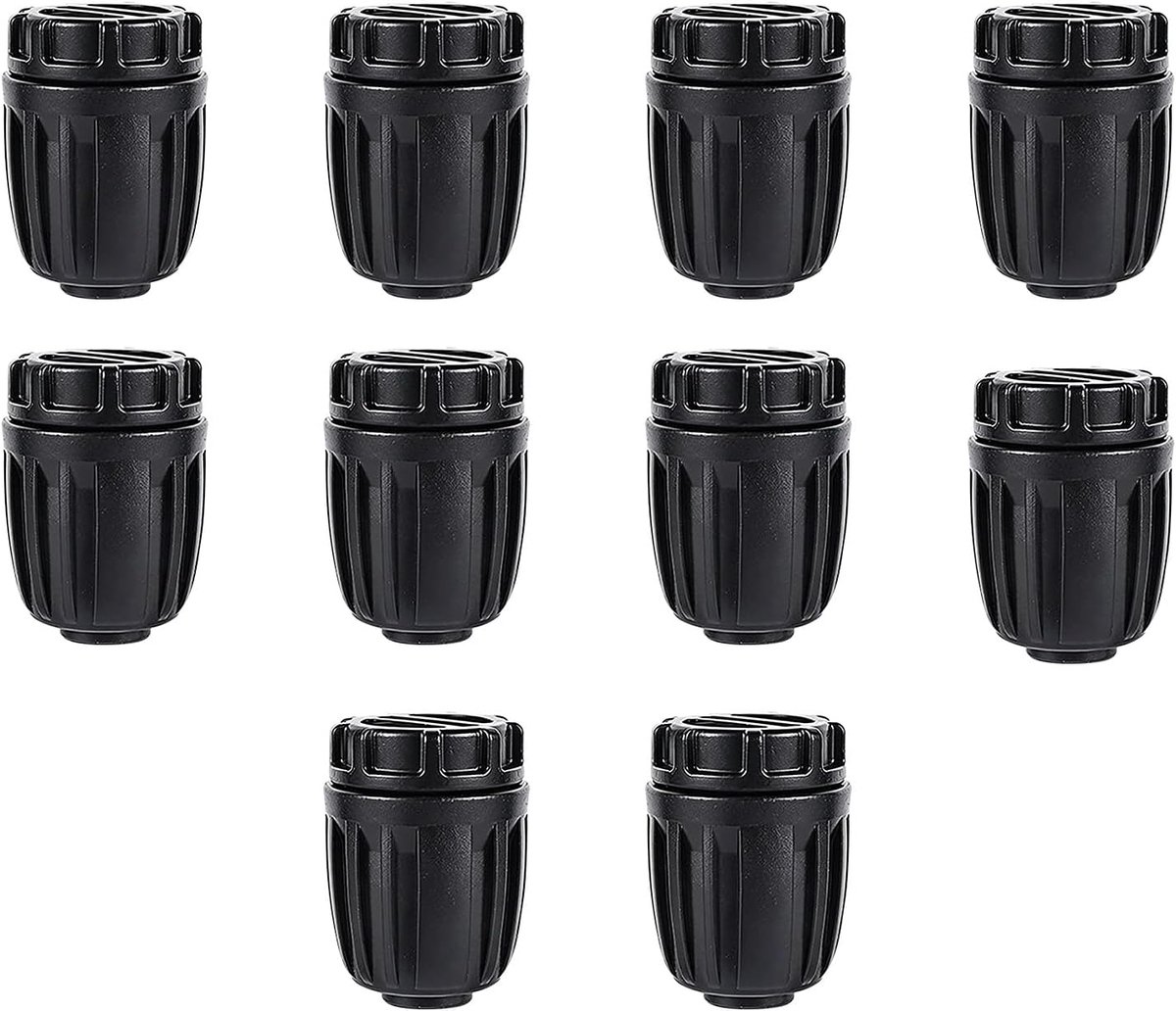 SnelShoppen - 10 Stuks Einddopjes voor Druppelslang 16 mm - Irrigatieslang Eindkappen Micro Drip Connector voor Tuinirrigatiesysteem - DIY Tuinonderho