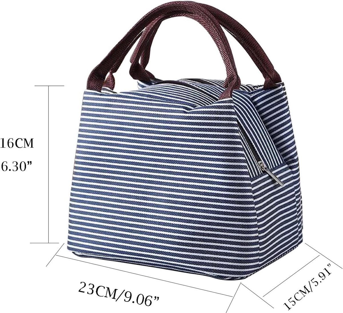 SnelShoppen - Herbruikbare Lunchtas Klein - Leakproof Koeltas voor Volwassenen & Kinderen - 5.5L - Duurzaam Oxford en BPA Vrij - Perfect voor Werk, Sc