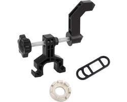 Bicycle rim adjustment tool - portable bicycle truing stand - spoke wrench for precise tightening - centering stand for bicycle wheels - bike maintenance tool