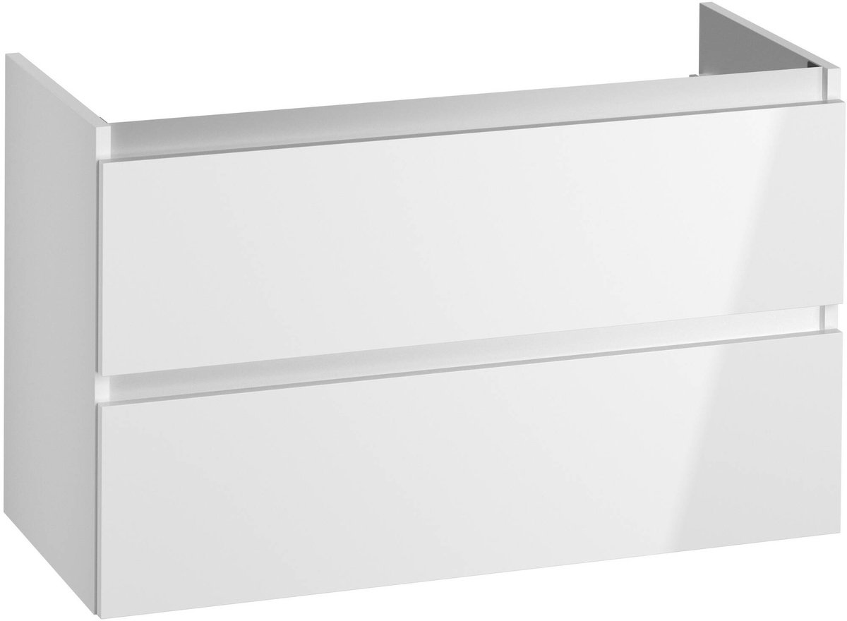 Saqu Gaia wastafelonderkast 100x50,5x60 cm Glans Wit