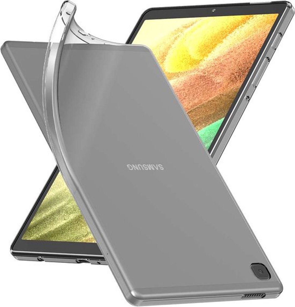 ebestStar - Hoes geschikt voor Samsung Galaxy Tab A7 Lite 8.7 T220 T225, Back Cover, Beschermhoes anti-luchtbellen hoesje, Transparant
