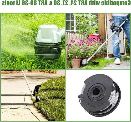 Vervangende Spoelen voor Draadtrimmer, 6M x 1.6MM Dubbele Draad, Geschikt voor Bosch ART 30-36 LI, ART 30, ART 27 en ART 24 (10 Spoelen) — afbeelding 2