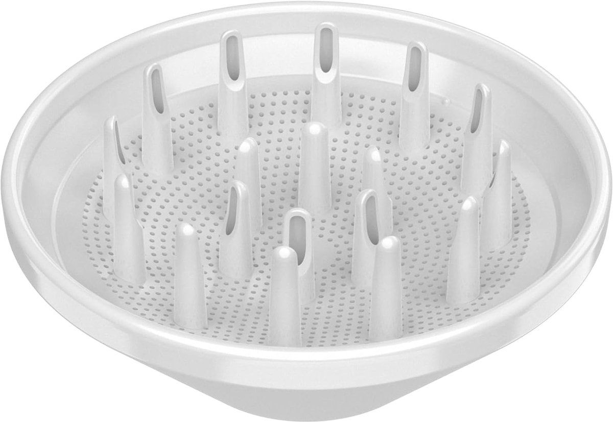 SnelShoppen - Professionele Haardroger met Diffuser, Snelle Droogtechnologie, 360° Magnetische Diffuser, Ideaal voor Krullend en Steil Haar, Perfect v