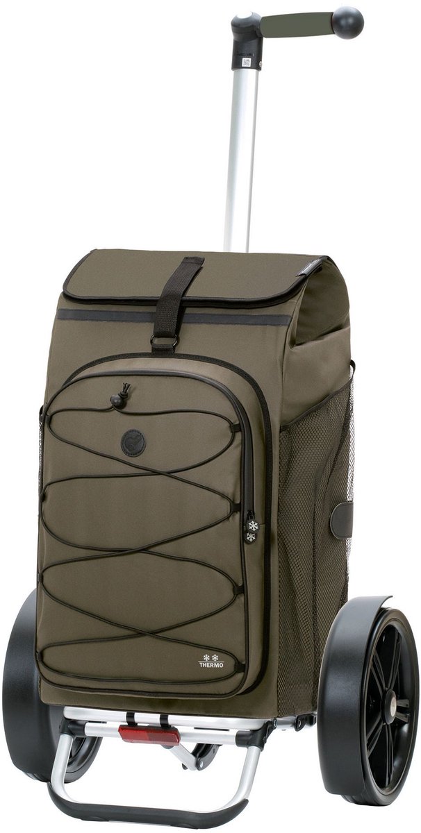 Andersen Shopper Tura Shopper Winkelwagen 70 cm - 60 L - olive