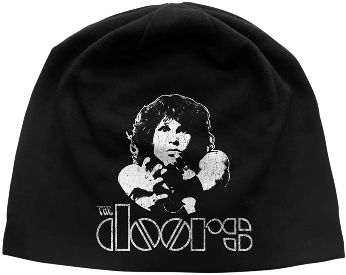 The Doors - Jim Morrison JD Print Beanie Muts - Zwart