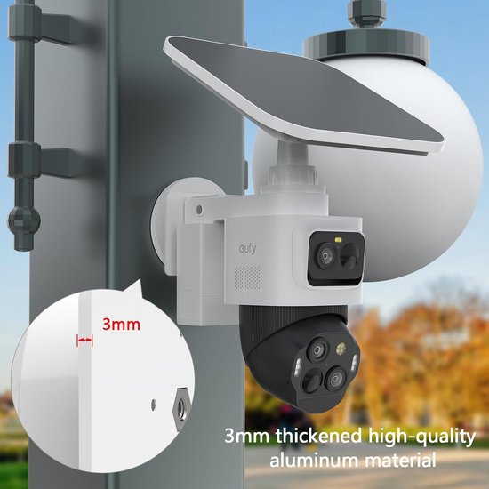 SnelShoppen - Magnetische Bevestigingshouder voor Beveiligingscamera's, Compatibel met eufyCam S4, PoE NVR S4 Max en Bullet Camera E40, Sterke Magneti van Snelshoppen — afbeelding 5