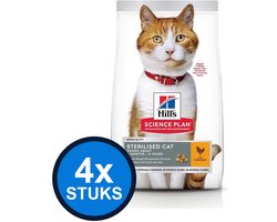 4x Hill's - Science Plan cat ad sterilised chk 1,5kg - Kattenvoer - 1.5 kg