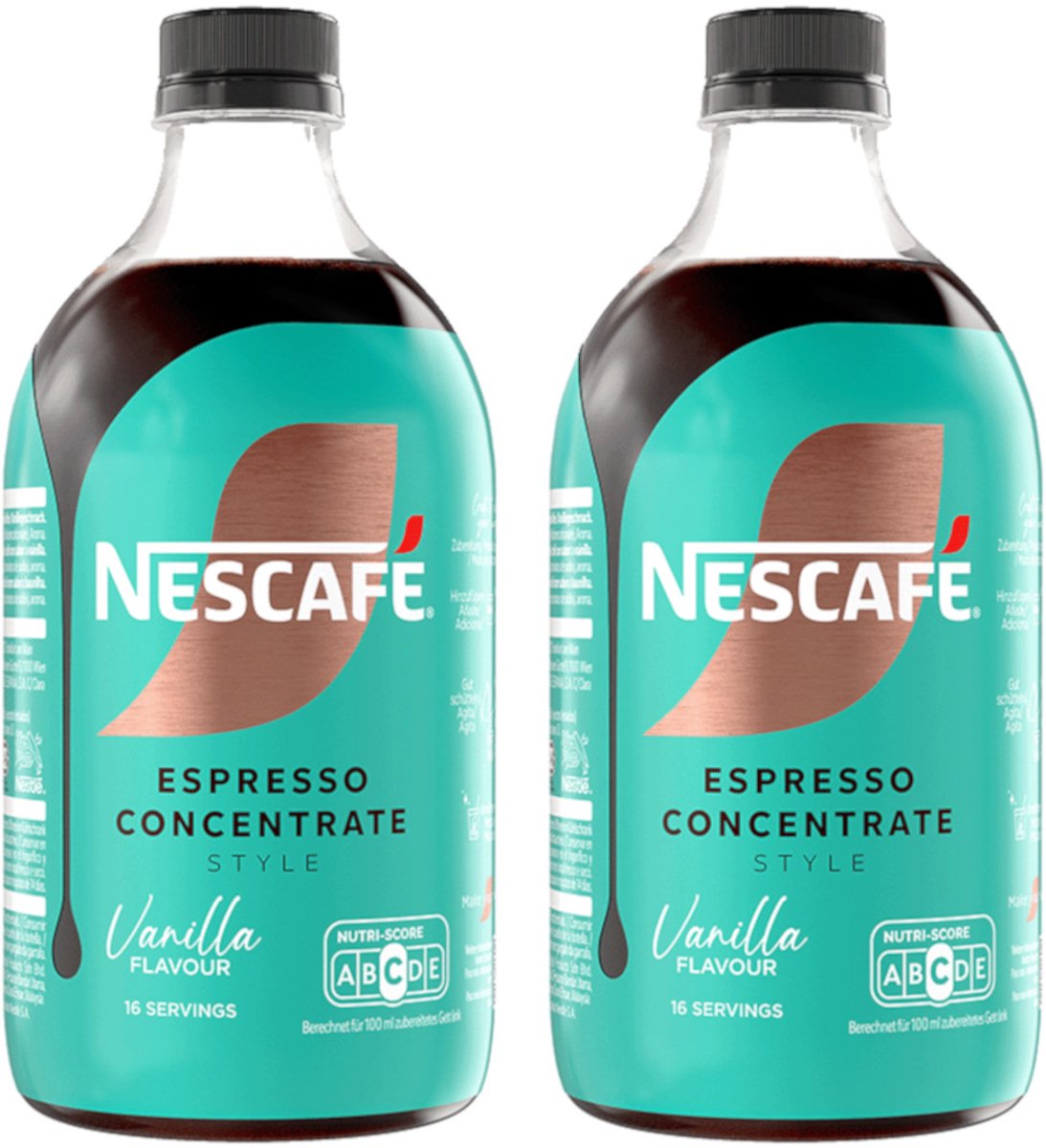 Nescafe Espresso Concentrate Vanilla Flavour - Multipack - 32 (2x16) Porties
