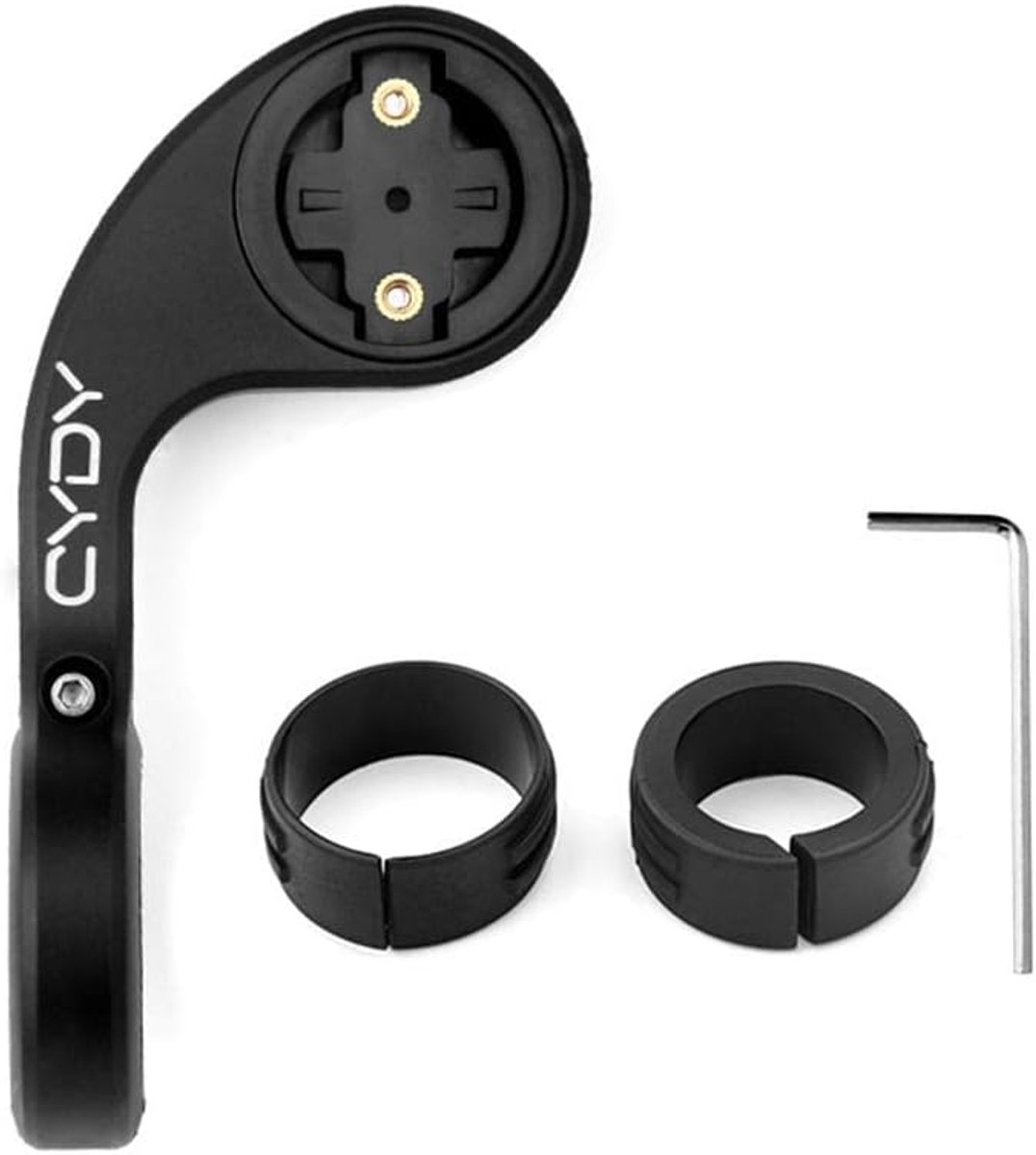 SnelShoppen - Fietscomputer Beugel voor Bryton Rider 10 20 310 330 405 420 530 860 - Stabiele Handlebar Mount met Verlichting Houder voor MTB en Racef