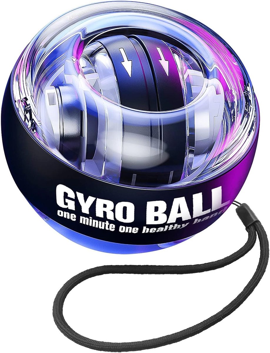 SnelShoppen - Gyroscopische Pols Trainer Bal - Auto-Start Versterker voor Polsen, Vingers en Onderarmen - Ideaal voor Krachttraining en Revalidatie