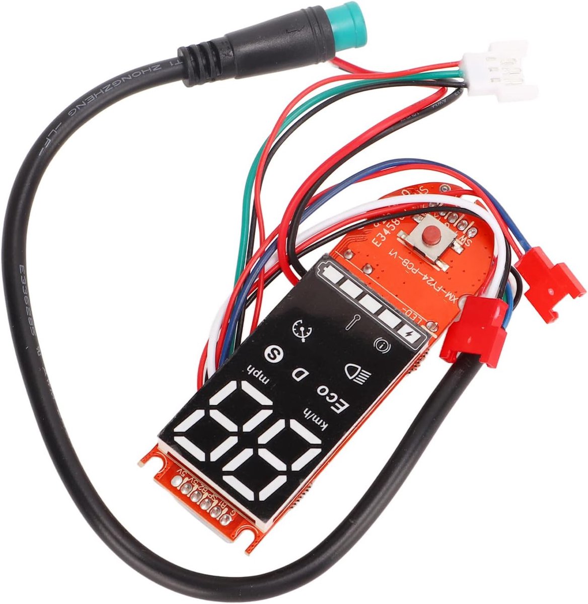 SnelShoppen - Elektrische Scooter Dashboard Vervanging - Waterproof, Anti-Oxidatie, Bluetooth, Eenvoudige Installatie, Duurzaam Metaal, Helder Scherm