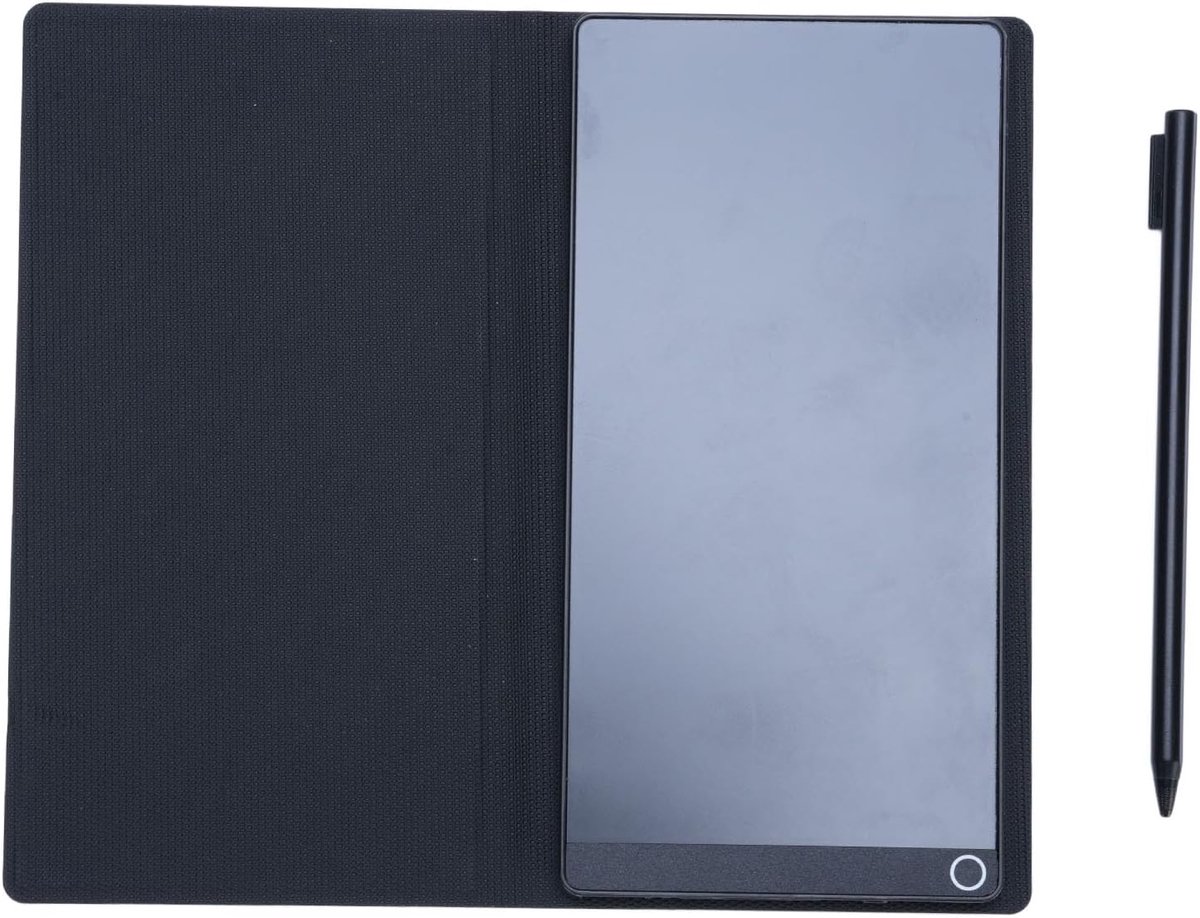 SnelShoppen - LCD Writing Tablet 6.5 Inch, Digitale Notitieboek voor Kinderen en Volwassenen, Erasable Notebook met Pen en Leren Hoes voor Tekenen, Sc