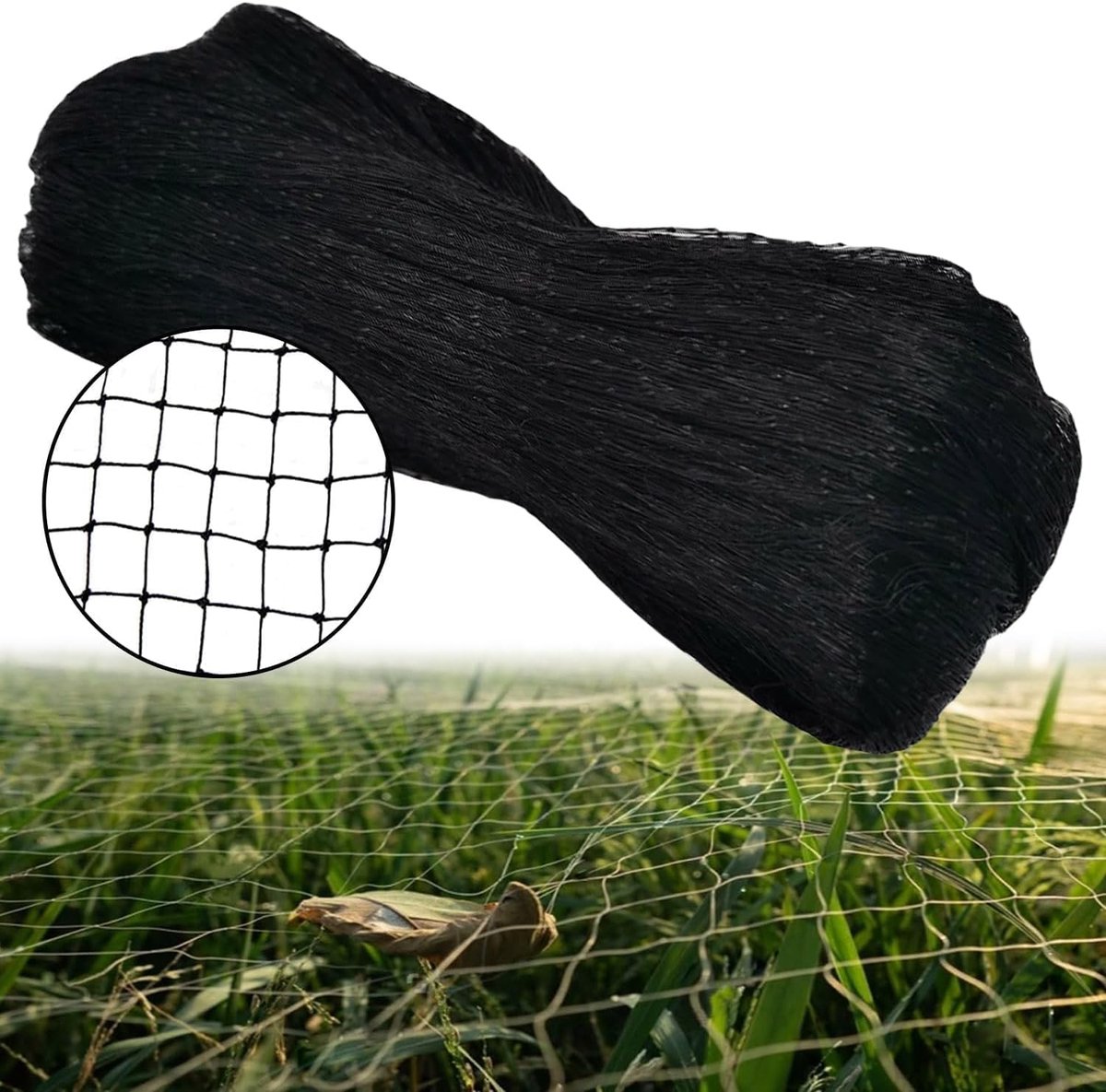 SnelShoppen - Hail Protection Net 7.5 x 15 m - Nylon Tuin Beschermnet - Herbruikbaar Vogelnet voor Fruitbomen en Groenten - UV-bestendig en Duurzaam