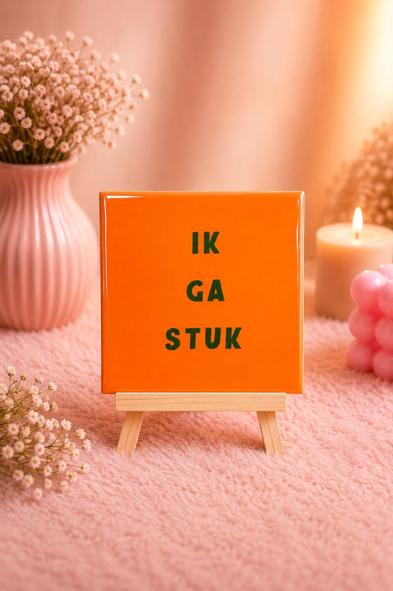 Tegeltje "Ik Ga Stuk" | Viva Femme | Tegeltjes met tekst | Decoratie | Wonen | Cadeau | Spreuktegel | Humor