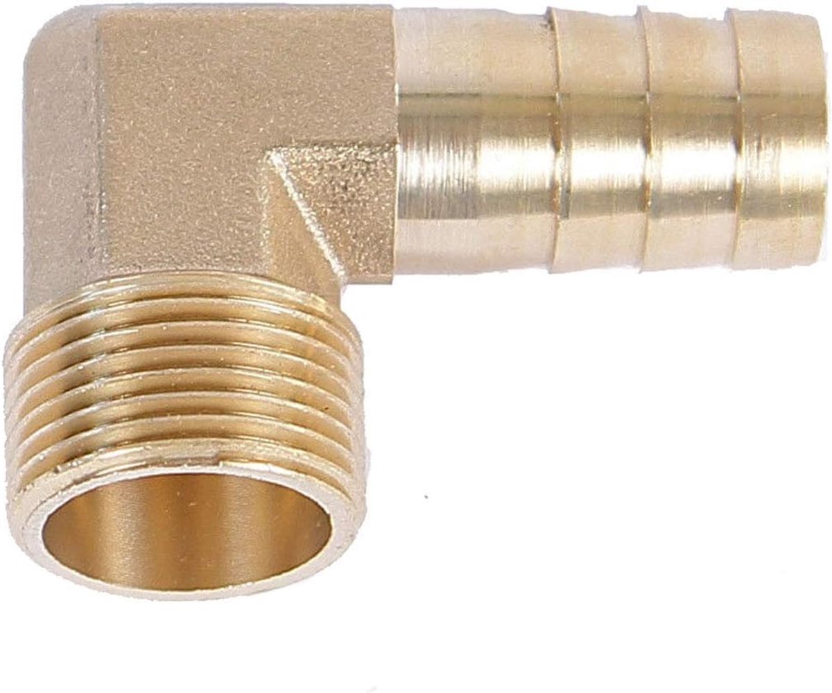 SnelShoppen - Hose aansluiting 3/4' AG voor tankverbinding voor 19 mm tuinslang - Messing - L-vormige spuitkop