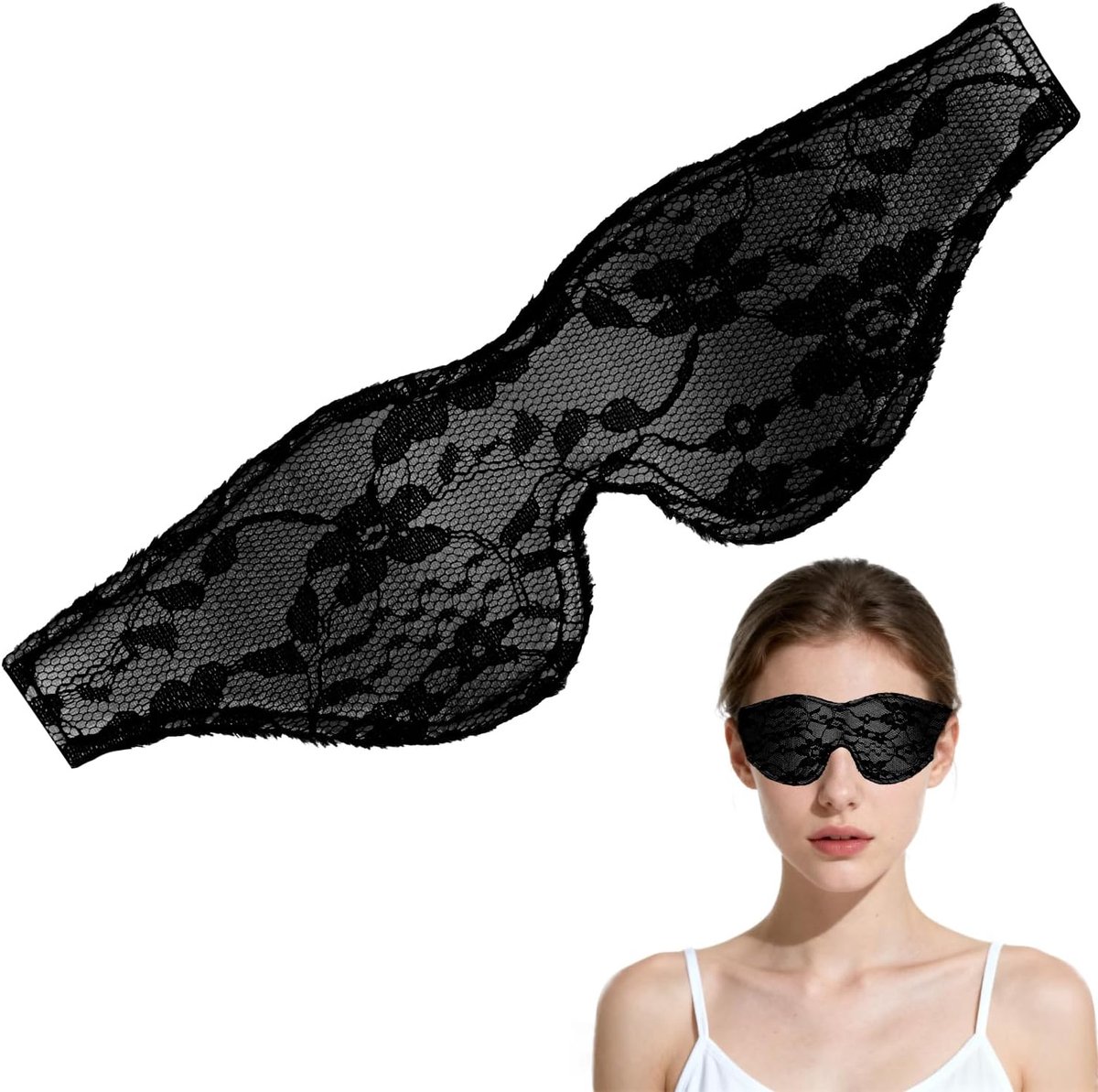 Thijox - Satijnen Oogmasker - Zacht Zijden Slaapmasker voor Volwassenen, Comfortabele Oogbescherming, Lichtdicht, Ademend, Ideaal voor Thuis, Reizen,
