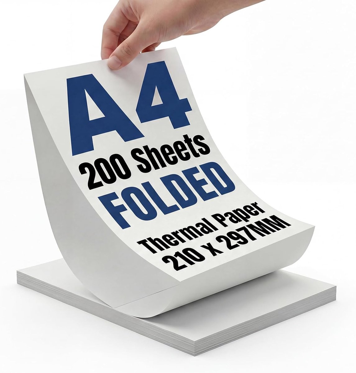 SnelShoppen - A4 Thermal Printer Paper - Compatibel met Meeste A4 Thermische Printers - Sneldrogend, Duurzaam en Hoogwaardige Kwaliteit voor Documente