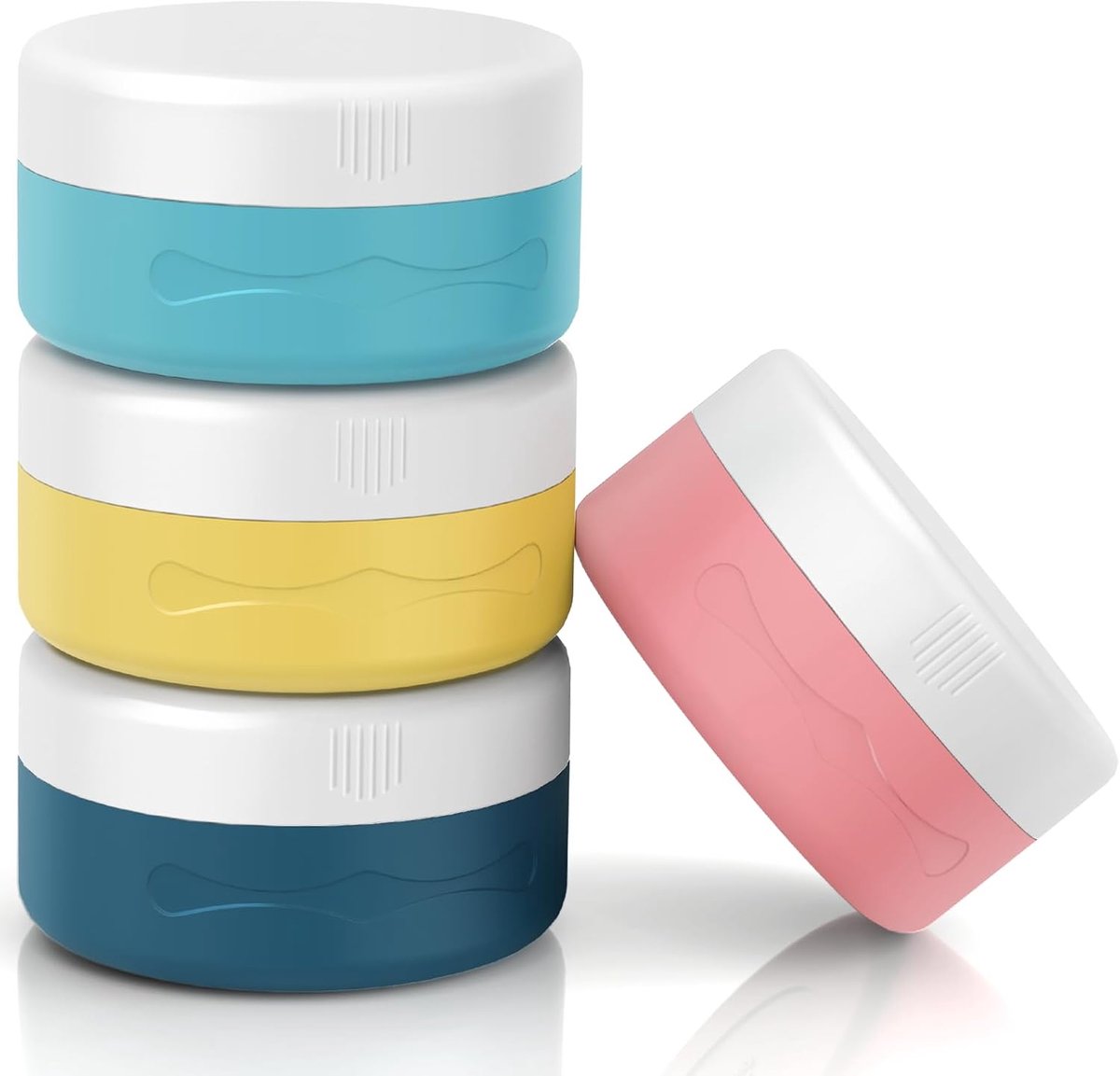 SnelShoppen - Reiskoffers voor Toiletten, TSA Goedgekeurde Cosmetische Containers 40ml, Levensbestendige Reisbottles met PP Deksels voor Huidverzorgin