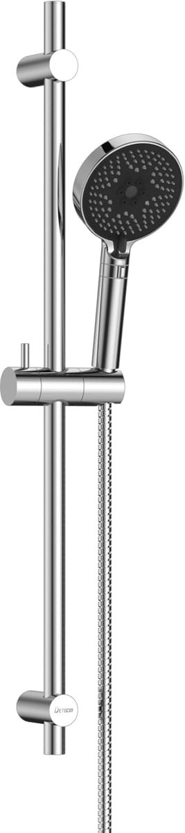 SnelShoppen - Douchekolom 70 cm met Handdouche 3 Functies, Verstelbaar Douchekop, Flexibele Slang, RVS 304, Chroom, Perfect voor Badkamer
