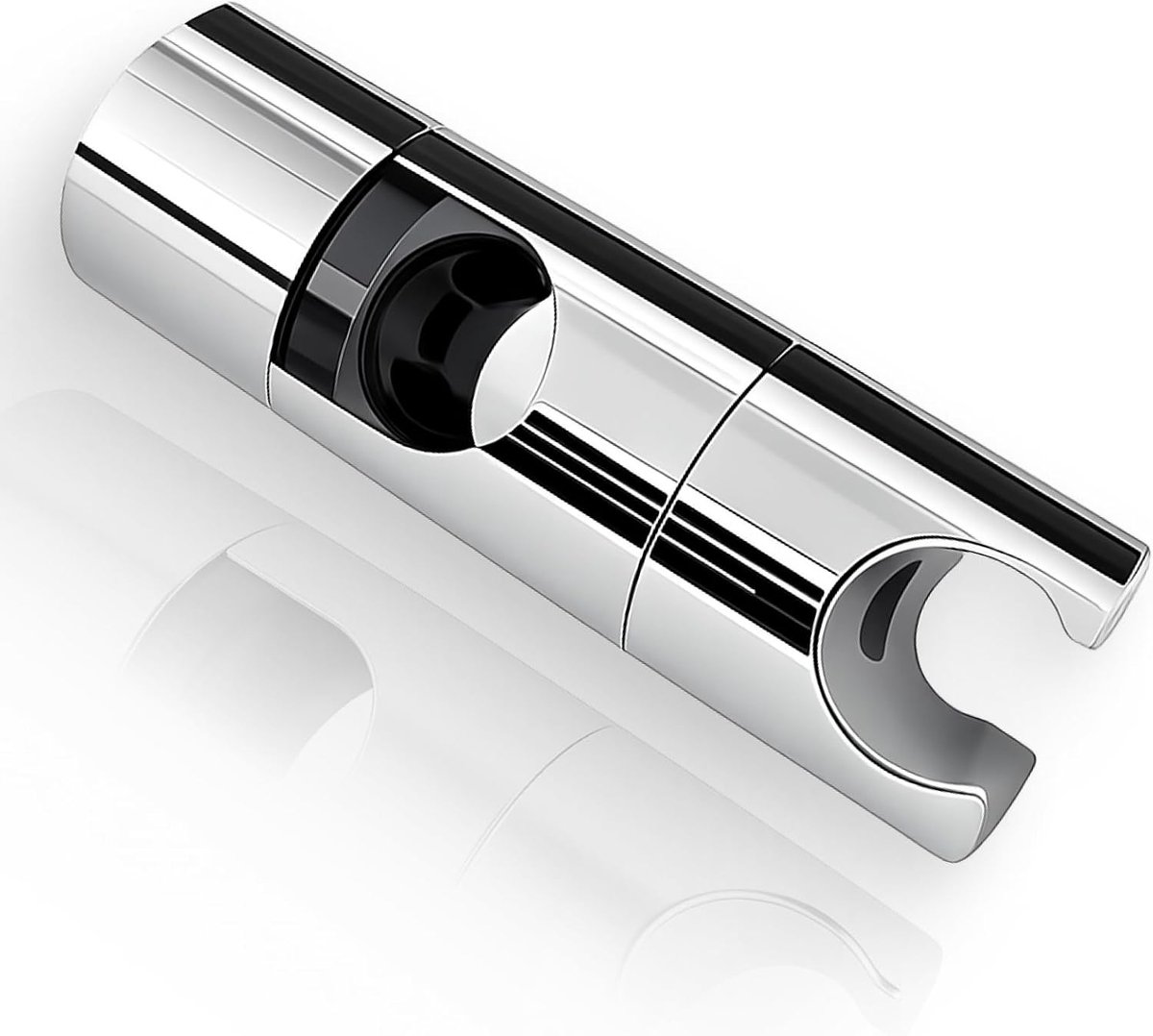 SnelShoppen - Handdouche Houder met Verstelbare Diameter 18-25 mm, Hoogwaardige ABS Doucheset Bevestiging, Robuuste Chroom Afwerking, Ideaal voor Badk