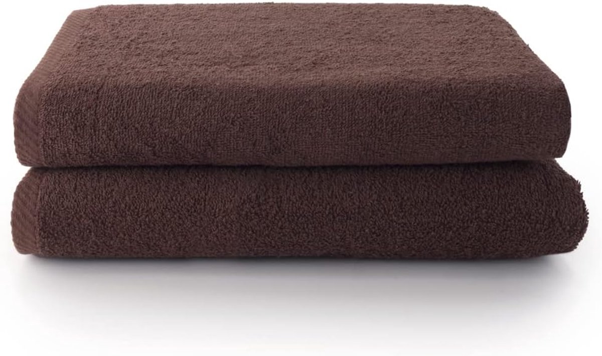 SnelShoppen - Set van 2 Badhanddoeken - 100% Katoen - 500 g/m² - Zacht, Absorberend, Sneldrogend - 70 x 140 cm - Verkrijgbaar in 14 Kleuren