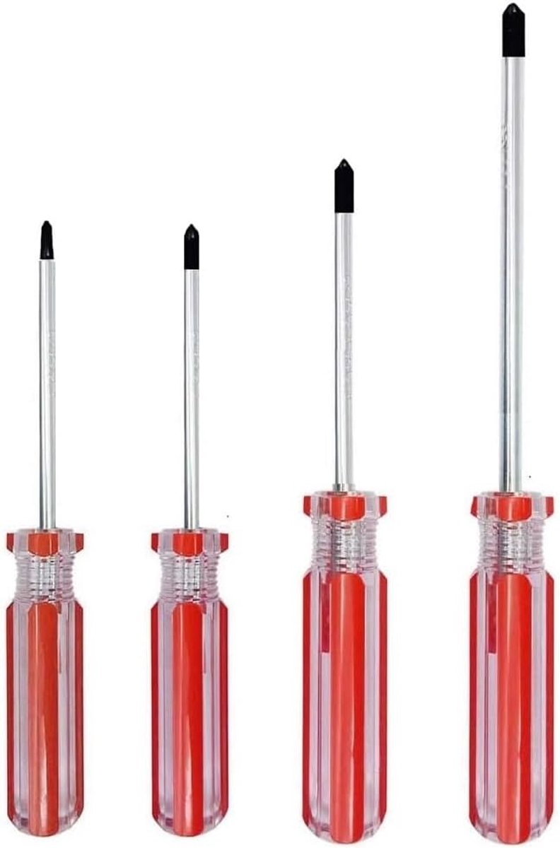 SnelShoppen - 4-delige Triwing Schroevendraaier Set - Y0 Y1 Y2 Y3, Magnetische Y Bits, Duurzaam Chrome Vanadium Staal, Voor Reparatie van Elektronica