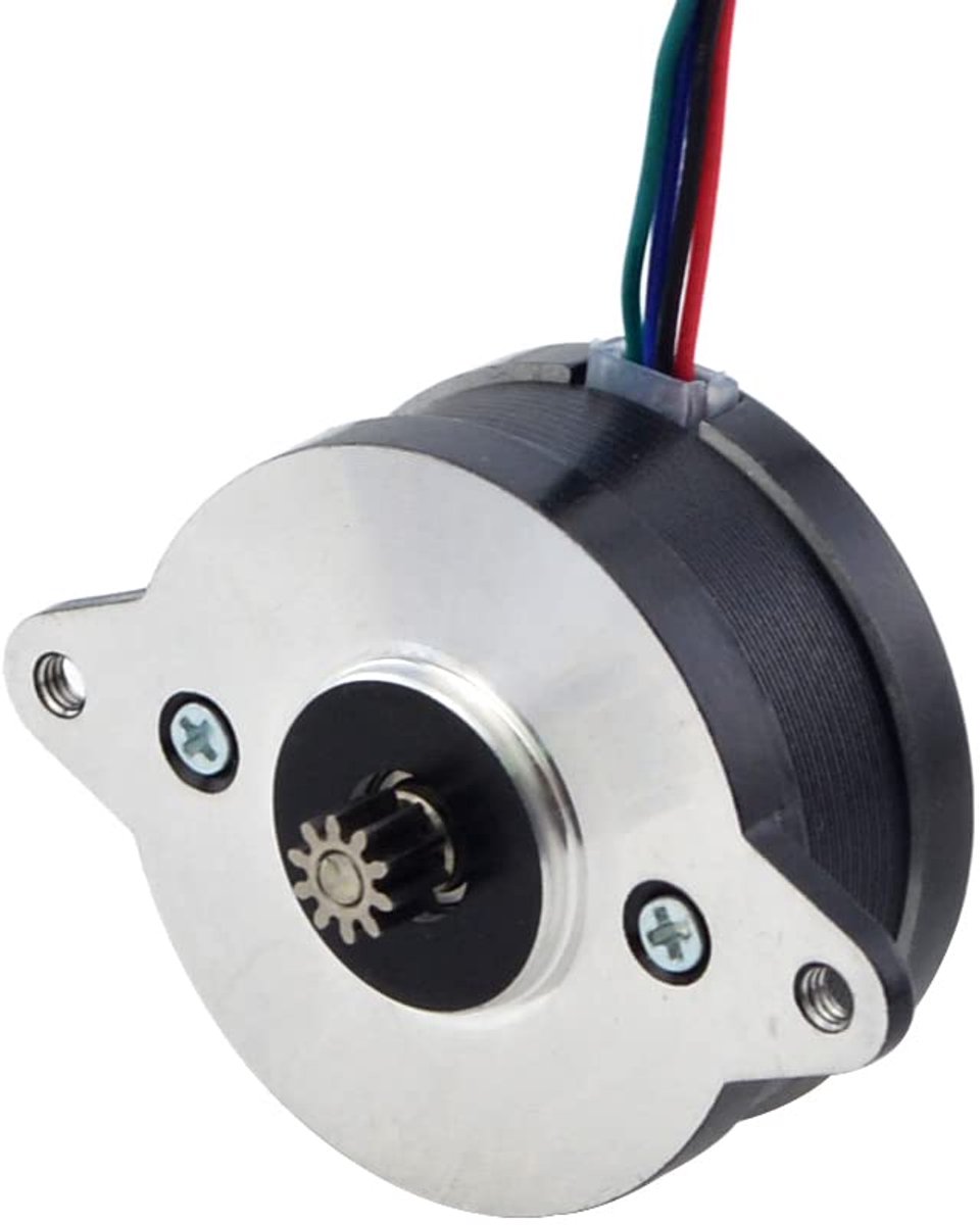 SnelShoppen - Nema 14 Pancake Stepper Motor Bipolar 0.9° 400 Stappen/Rotatie 9 Ncm 4 Draden 36.5 x 17.5 mm met 10 Tanden voor VORON V0.1 3D Printers