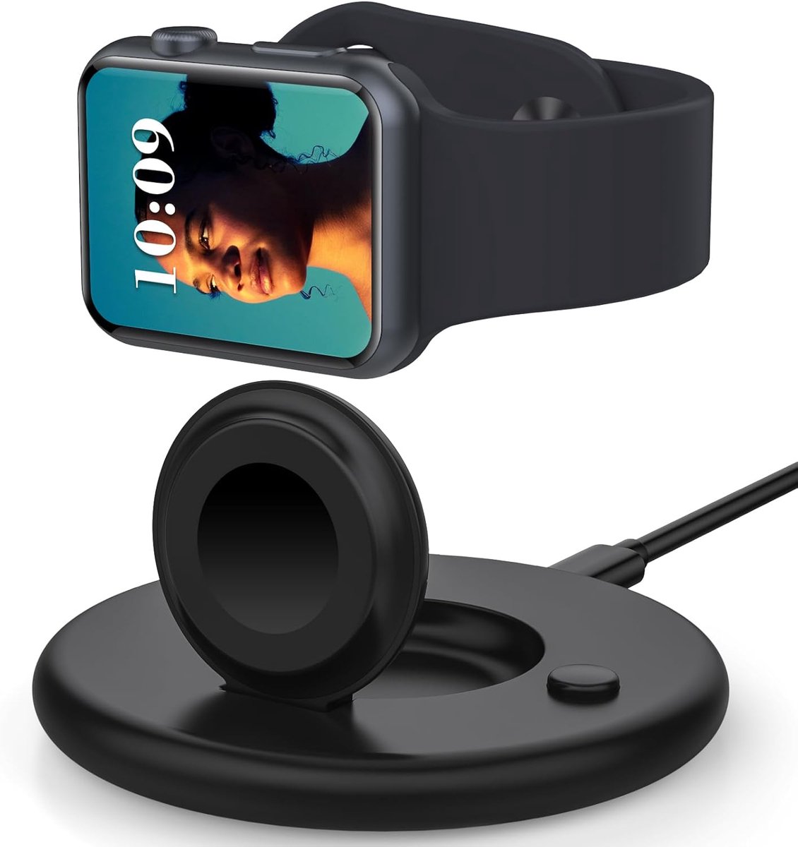 SnelShoppen - YLLZI Draagbare Magnetische Horloge Oplader - Snellader voor Smartwatches - Veilig en Handig - Oprecht of Plat - Geschikt voor Diverse H