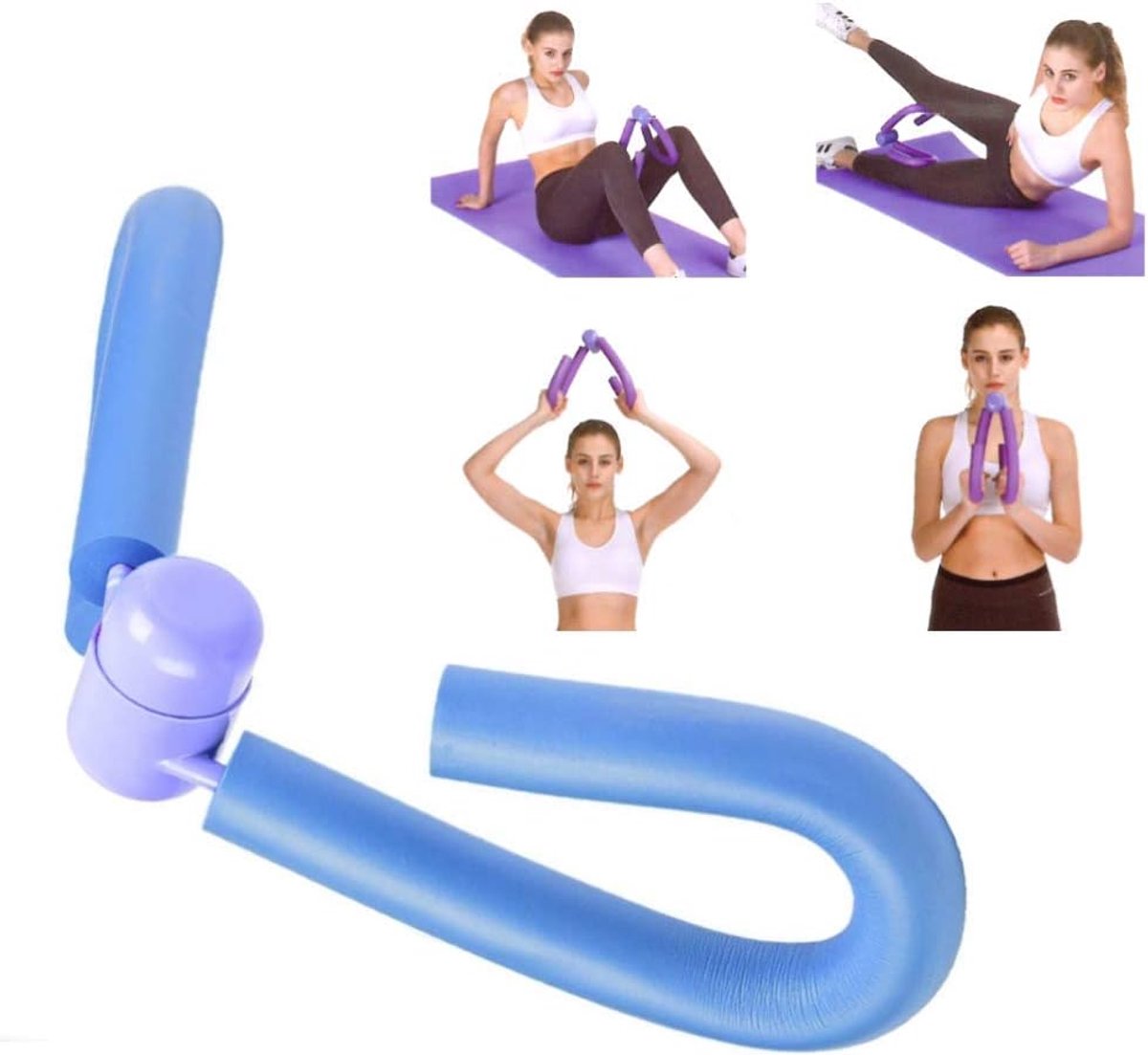 SnelShoppen - Thigh Master Gymnastiek Apparaat voor Benen en Armen, Thigh Trainer voor Thigh Muscle Training, Thigh Slimmer, Lichtgewicht Fitness Trim