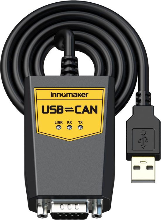 SnelShoppen - USB naar CAN Converter Kabel voor Raspberry Pi 5/4/3B+/3/Zero, Jetson Nano, Tinker Board, Multi-OS Adapter voor Windows/Linux/Mac/Androi