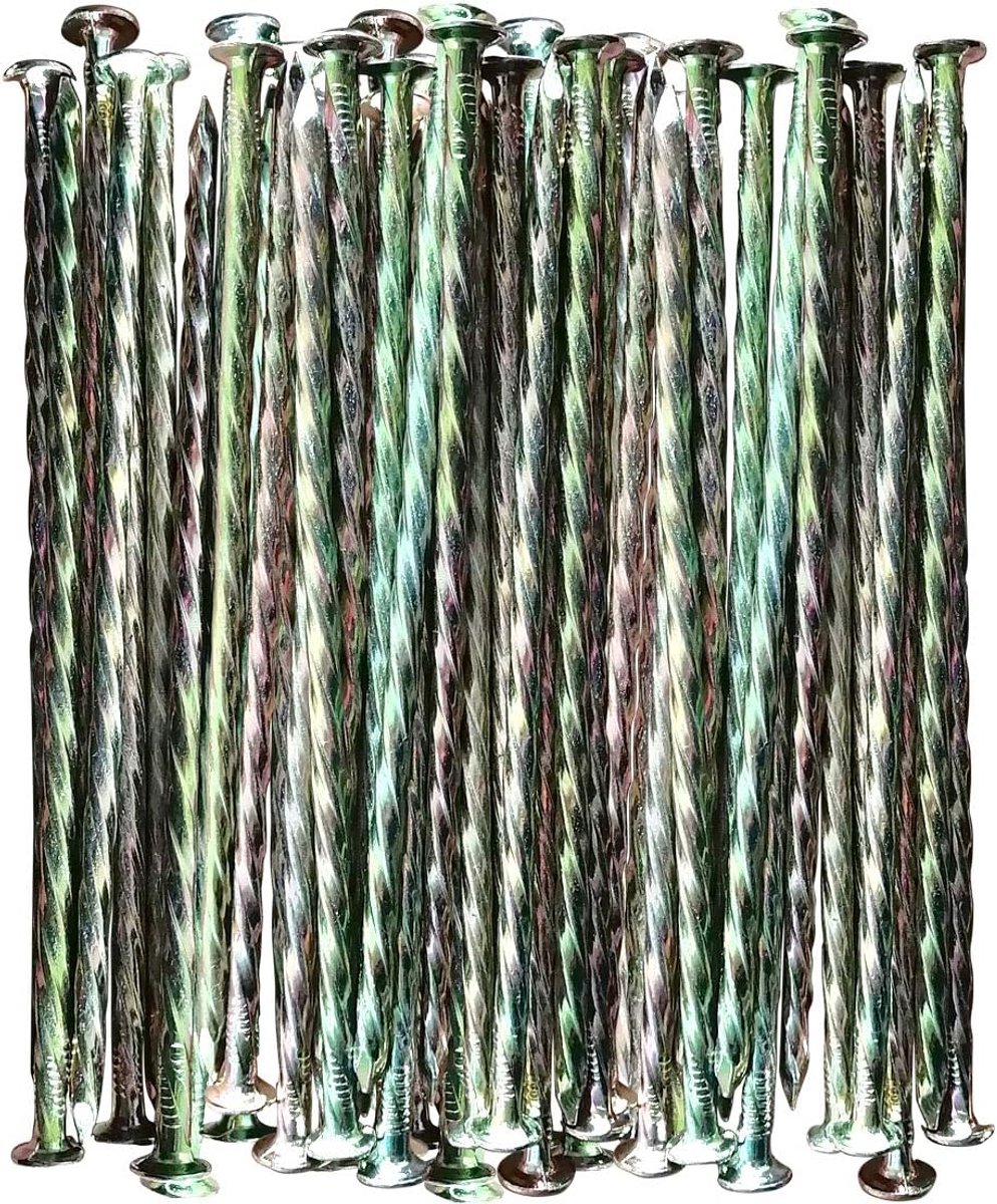 SnelShoppen - Kunstgras Spikes - 36 Stuks Gegalvaniseerde Metalen Haringen voor Kunstgras | 6 Inch Lang, Roestbestendig, Heavy-Duty Tuinaccessoire