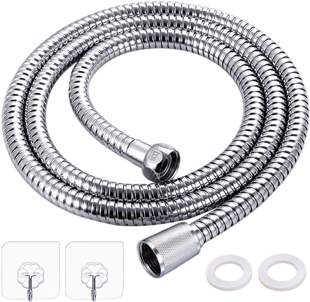 SnelShoppen - 304 RVS Douche Slang 1.5m - Flexibele Douche Slang met Seals - Premium Kwaliteit - Ideaal voor Handdouche en Douchekop