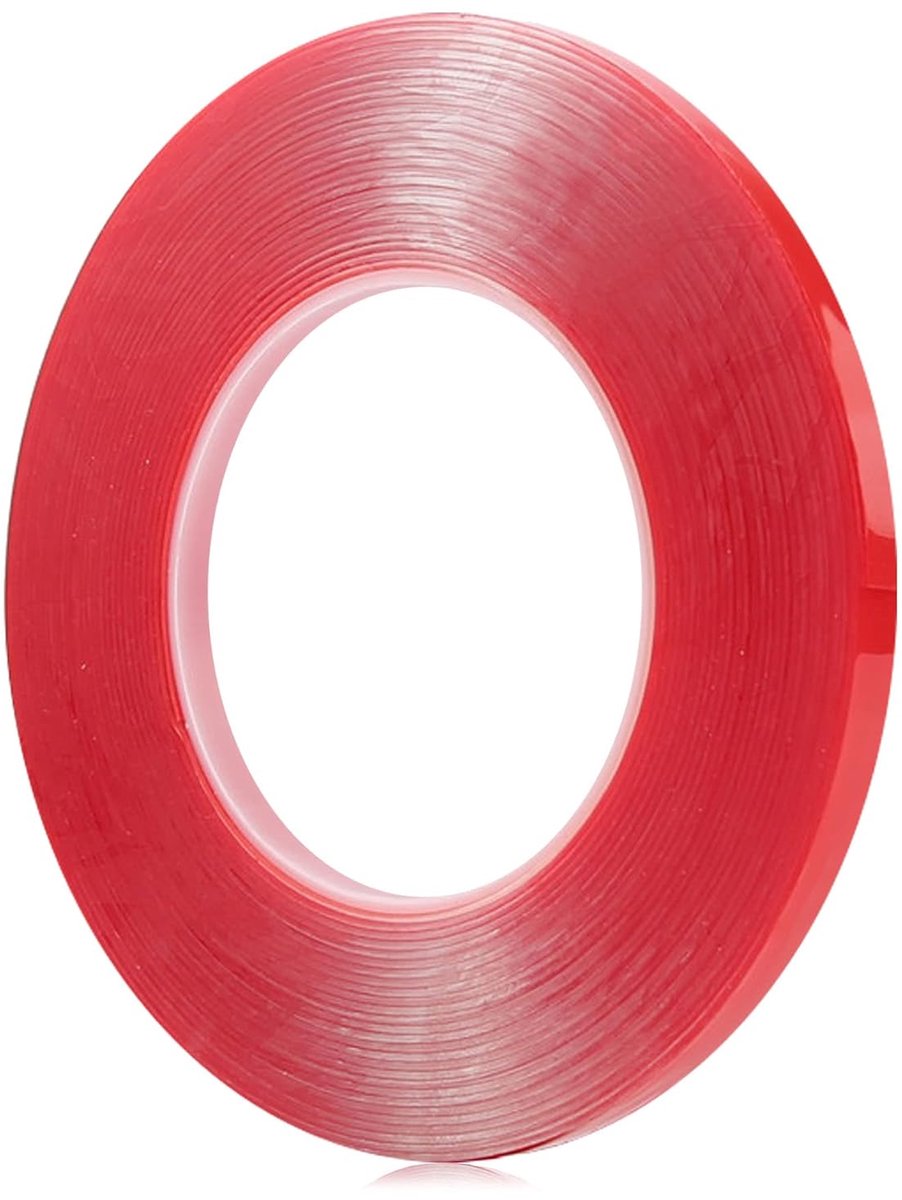 SnelShoppen - Dubbelzijdige tape, extra sterk, transparant, montage tape 10 m (5 mm), voor knutselen, DIY, reparaties, modelbouw, workshop